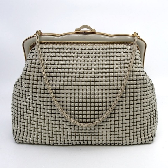 Oroton Handbags - Vintage '70s Oroton Mesh Evening Purse in Gardenia Color